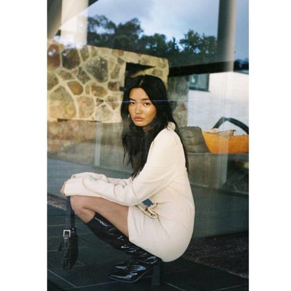 With Jean Jackie Dress Buttercream - Picture 2 of 5